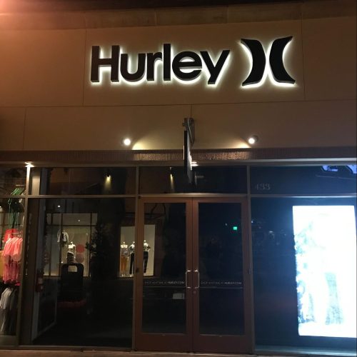 HurleyCommerce, Los Angeles CountyScope of work: Fabricate and install reverse lit channel letters